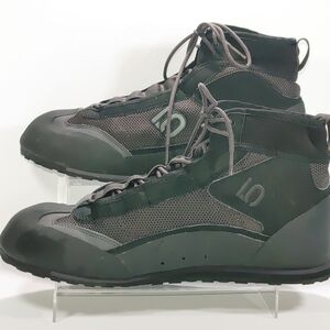 Five Ten Mens Size 12 Black &Gray Water Tennie Amphibious Lace Up Hiking Shoes